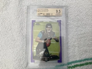 2014 TOPPS CHROME PURPLE REFRACTOR RC BLAKE BORTLES BGS 9.5 GEM MINT - Picture 1 of 7