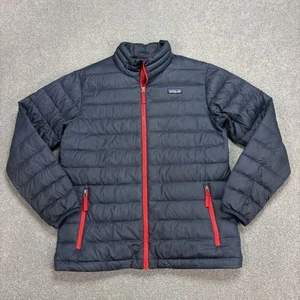 Patagonia Jacket Kids Extra Large Blue Ultralight Puffer Down Insulated Youth - Picture 1 of 16