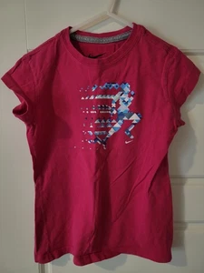 Girls Nike Shirt Size Small 100% Cotton - Picture 1 of 3