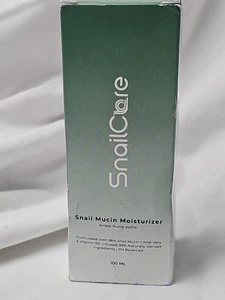 SnailCare - Snail Mucin Moisturizer, 100 ML, Pump Bottle- New - Picture 1 of 5
