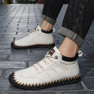 Zapatos informales impermeables para hombre ligeros suela suave botas de viaje para caminar al aire libre - Imagen 1 de 20