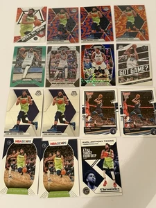 NBA Karl Anthony Towns 15 Card LOT! 🔥 3 Mosaic Paralells Hyper Prizm RB Prizm - Picture 1 of 7