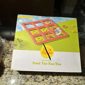 Juego inflable Tic Tac Toe para piscina infantil o adulto 47 1/2 “X 47 1/2” - Imagen 1 de 2