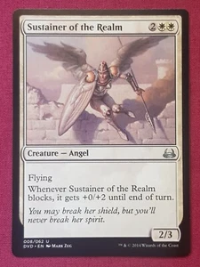 Magic The Gathering DUEL DECKS ANTHOLOGY DIVINE VS DEMONIC SUSTAINER OF REALM - Picture 1 of 2