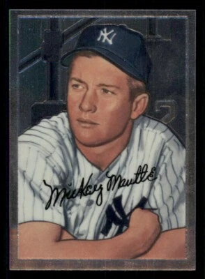 1996 Topps Finest #20 Mickey Mantle 1952 Bowman - Image 1 of 2