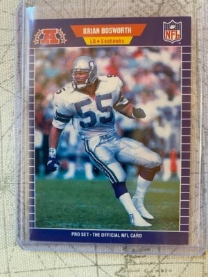 Brian Bosworth 1989 Pro Set #391 - Image 1 of 2
