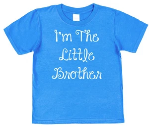 I'm The Little Brother Kids Cotton T-Shirt Big Sister Cute 6 Colours - Picture 1 of 6