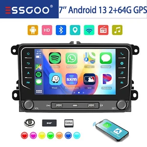 DAB+ 2+64GB Per VW Tiguan 2007-2015 T5 Transporter Android 13 Autoradio GPS Nav - Foto 1 di 17