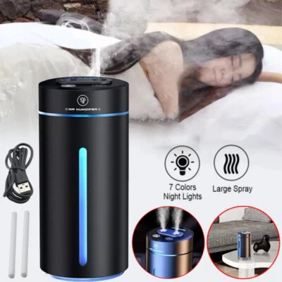 ZREE Auto Luftbefeuchter LED 380ml Ultraschall Aroma Diffuser Aromatherapie Diffusor