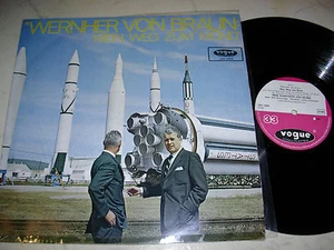 WERNHER VON BRAUN Mein Weg Zum Mond *60s VOGUE LABEL VINYL LP* - Bild 1 von 2