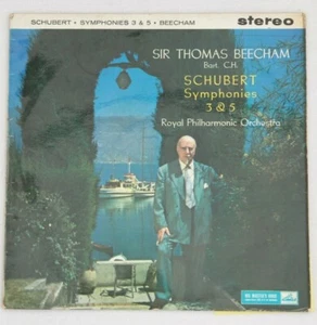 Franz Schubert Symphonies No 3 & 5 HMV Stereo 12" LP Record - ASD 345 - Picture 1 of 6