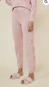 Oasis Star Pointelle Loungewear Jogger. Hellrosa. Groß! Brandneu mit Etikett UVP £45! - Bild 1 von 4