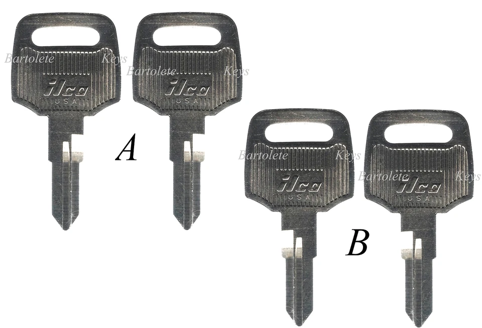 2 llaves de repuesto en blanco para Honda Helix 2002 2003 2004 2005 2006 2007 2008 Foto 1 de 4