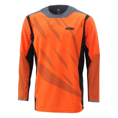 KTM Racetech Orange and Black MX Off-Road Jersey Men's Sizes SM - XL - Image 1 of 2
