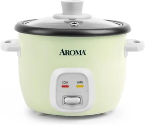 Mini Rice Cooker, 2-Cup Uncooked, Grain/Soup/Oatmeal Cooker, Auto Keep Warm - Picture 1 of 8