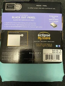 Eclipse My Scene Black Out Panel 1 Panel (Reese Pool Color) Blue - Picture 1 of 2