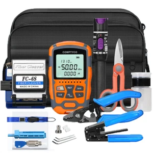 FC-6S 30mw/VFL -70dBm~+10dBm Attenuation tester FTTH Fiber Tools Power Meter Kit - Picture 1 of 11
