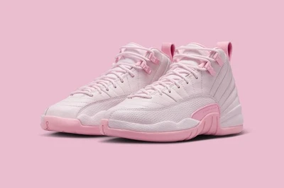 Nike Air Jordan 12 Retro Pearl Pink 510815-600 GS & WOMEN SIZE INSTANTSHIP! - Image 1 of 4