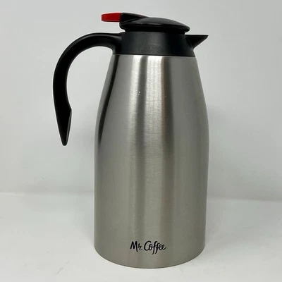 Jarra jarra cafetera térmica aislada de acero inoxidable Mr. Coffee Foto 1 de 4