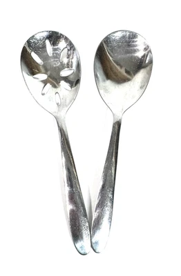Serving Spoons Imperial Stainless Steel 2 Pc Set IMI45 China Pierced Casserole - Image 1 of 3