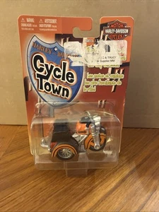 Maisto Cycle Town Orange Harley Davidson Motorcycle 883 New - Picture 1 of 3