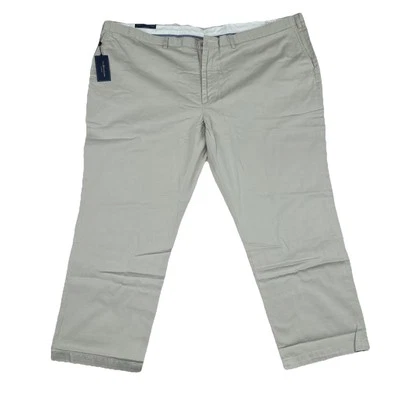 New Polo Ralph Lauren 58bx32 Big Tall Chinos Pants Classic Fit  Flat Front  Tan - Image 1 of 4