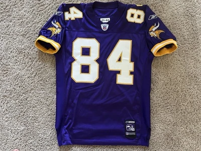 Camiseta deportiva local emitida por el equipo Randy Moss de Minnesota Vikings 2001 talla 44 Foto 1 de 4