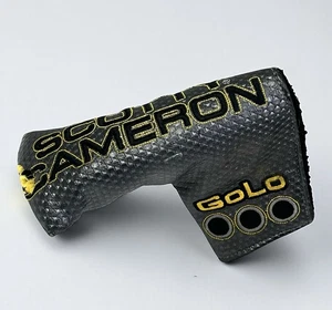 Cubierta de cabeza de golf Titleist Scotty Cameron Golo Blade Putter plateado dorado solamente - Imagen 1 de 10