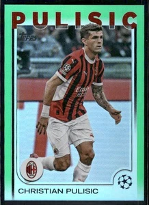 2024-25 Topps Competiciones de Clubes UEFA #76 Christian Pulisic Tablero de Lámina Verde #/99 - Imagen 1 de 2
