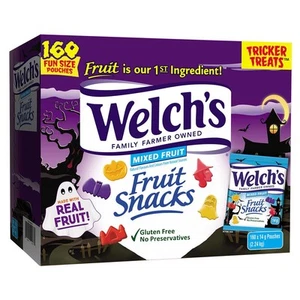 Welch's Fruit Snacks Halloween Perfect for Trick-or-Treating, 160 Pouches - Picture 1 of 5