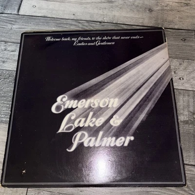 Emerson, Lake & Palmer - Welcome Back… - 12” Vinyl Record 3xLP - 1974 UK 1st Run - Image 1 of 4