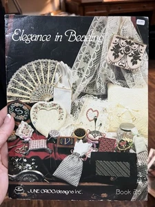 Beading June Grigg Designs Counted Bead Embroidery Patterns Floral Alphabet - Picture 1 of 4