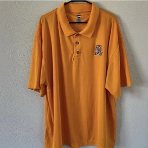 LSU Tigers Herren Poloshirt KA Inc NCAA Gold Kurzarm leicht Gr. 2XL - Bild 1 von 4
