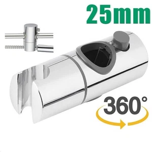 Supporto scorrevole soffione guida doccia regolabile 25 mm ABS cromato - Foto 1 di 14