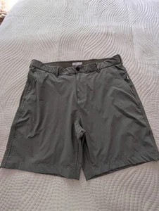 Onia Shorts All Purpose Men Grey Green Tag Size 34 Tape Meas Sz 37.5 Gorpcore - Picture 1 of 13