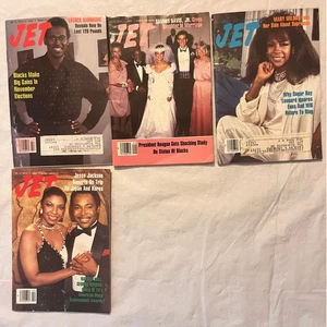 Vintage Jet Magazines Lot (4) 1986/1987 - Luther Vandross, Sammy Davis - Picture 1 of 7