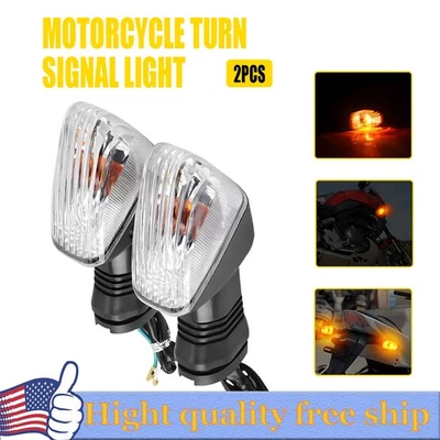 Front Turn Signal Lights Lamp For KAWASAKI NINJA ZX-6R ZX-10R ZX-10RR Z750 — 第 1/4 张图片
