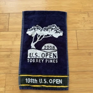 2008 108th US Open Torrey Pines Golf Towel Tiger Woods Win - Picture 1 of 7