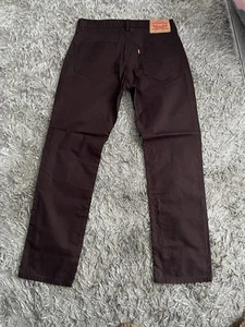 LEVIS 511 Slim Brown Lightweight Denim Jeans  W 32 L 30 Levi - Picture 1 of 3