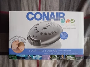 Conair SU1W Macchina Rumore Bianco Terapia del Suono con Timer Alimentatore 10 Suoni - Foto 1 di 6