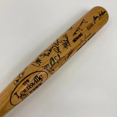 Mike Schmidt 1985 Philadelphia Phillies Team Signed Baseball Bat JSA COA - Image 1 of 4