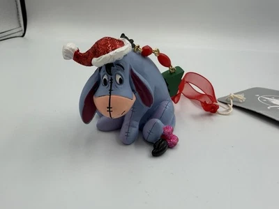 Disney Store Eeyore Christmas Hat Hanging Decoration Winnie The Pooh NEW - Image 1 of 4