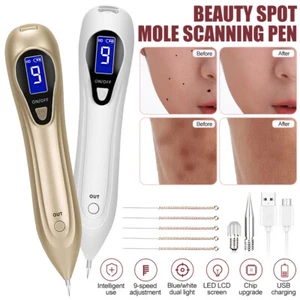 LCD Laser Plasma Skin Tag Remover Age Spot Pen Mole Wart Tattoo Removal Machine - Picture 1 of 20