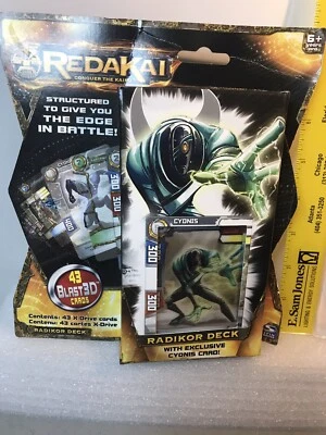 Redakai Conquer The Kairu - Radikor Deck - 43 Blast 3D cards - New - Unopened - Image 1 of 4