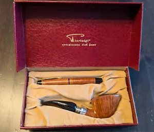 NOS Pierluigi, Freehand Pipe, Pfeife, Pipa (unsmoked / new) Straight Grain, 9mm - Bild 1 von 10