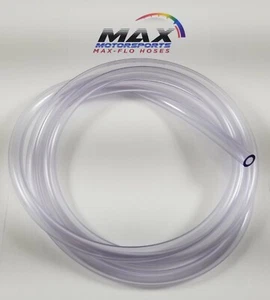 Fuel Line 3/8" (9. 5mm) ID x 1/2" OD x 10' ft CLEAR VINYL Gas Hose Tubing - Picture 1 of 5