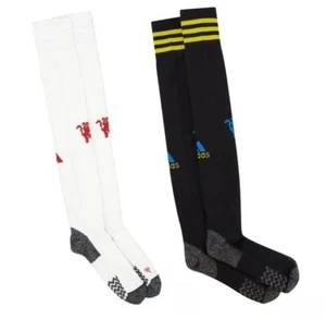 Manchester United Junior Kids Adidas Football Socks Official Product UK Seller - Picture 1 of 5