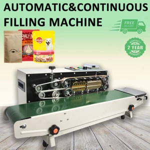 Automatic Horizontal Continuous Plastic Bag Band Sealing Sealer Machine 500W - Picture 1 of 12