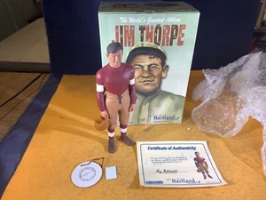 A9-30 HARTLAND STATUE - JIM THORPE FOOTBALL - FAY HALLIWELL - WITH COA AND TAG - Picture 1 of 11