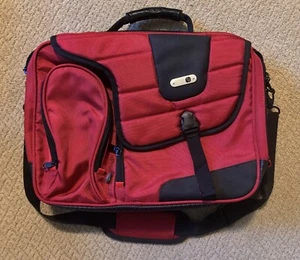 Fūl Ful Red Commuter Laptop Messenger Computer Bag Travel Business - Afbeelding 1 van 6